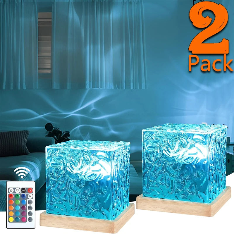 Ocean Wave Projector Light - 16 Colors Aurora Glow Lamp