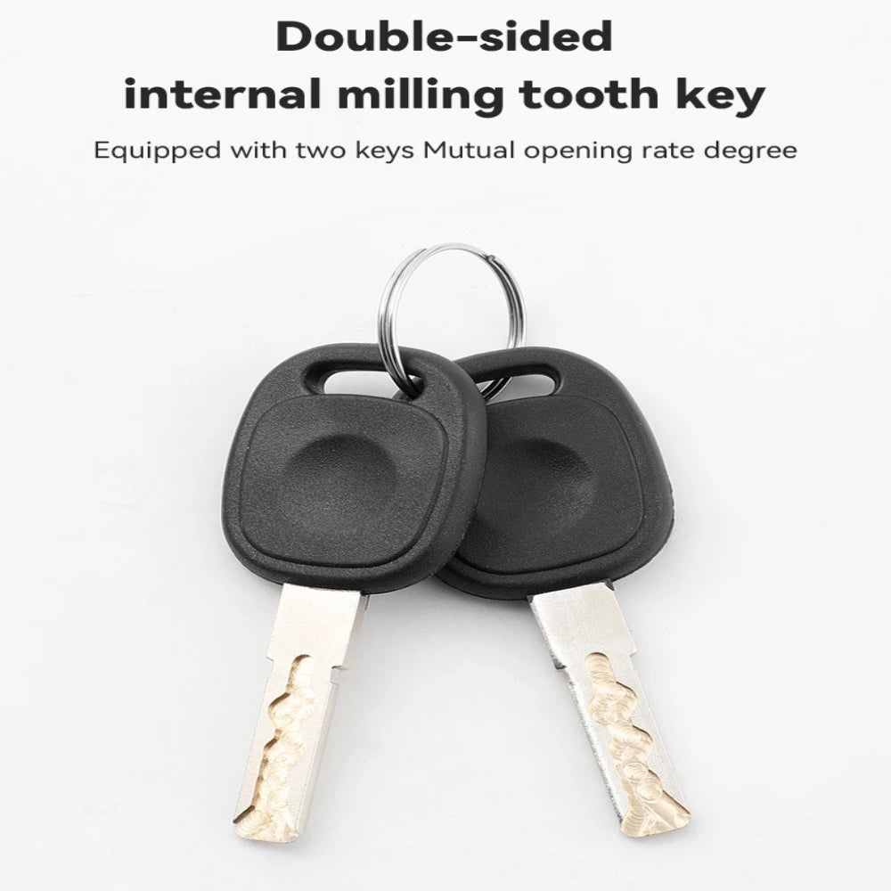 Motorcycle & Bicycle Anti-Theft Disc Brake Alarm Lock - Aluminum Alloy Safety