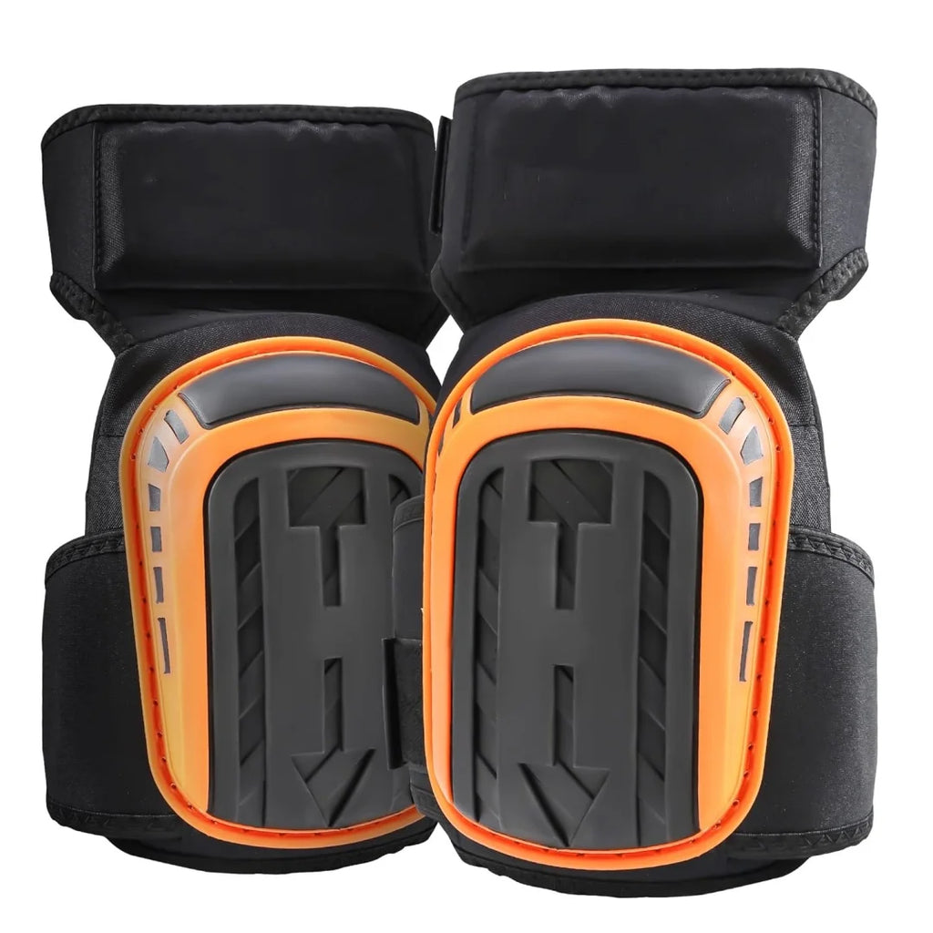 Heavy-Duty Work Knee Pads - Gel Cushion & Anti-Slip Straps