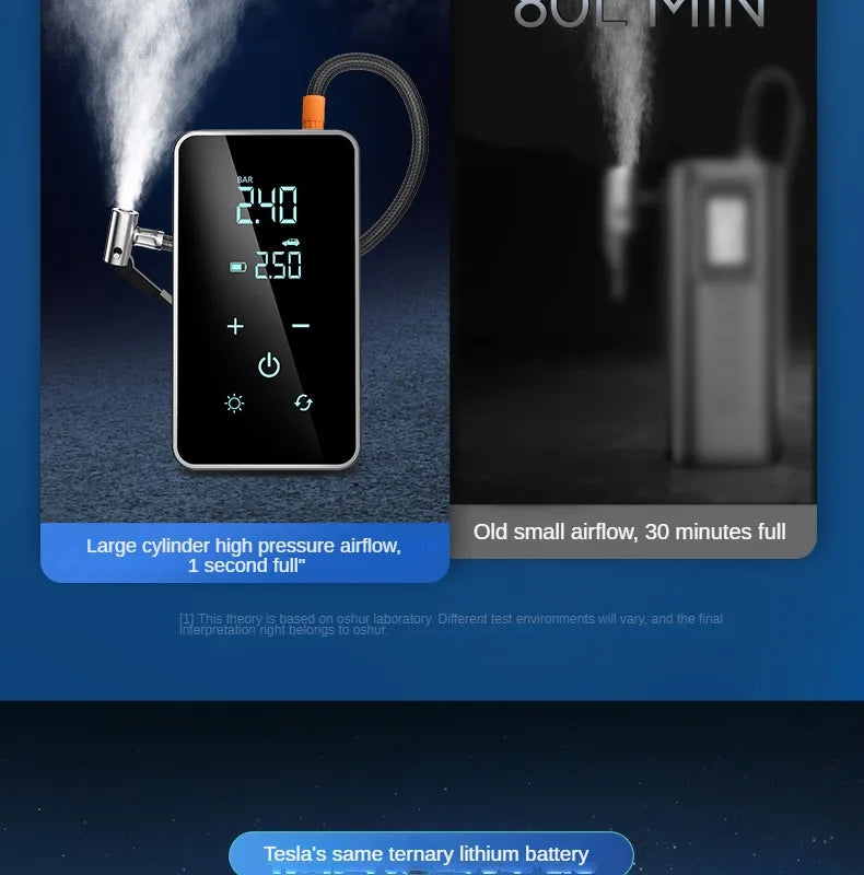 Portable Wireless 150psi Tire Inflator with Digital Display
