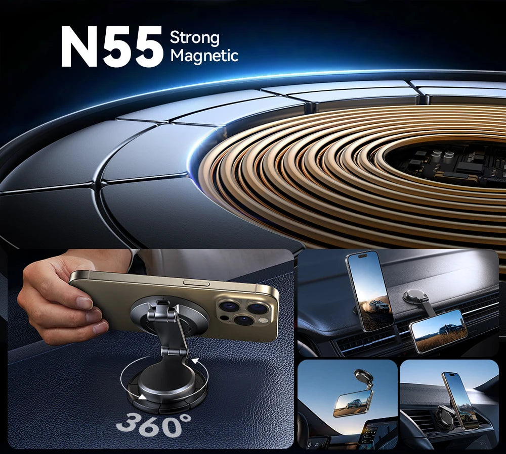Joyroom N55 15W Wireless Charging Magnetic Car Mount