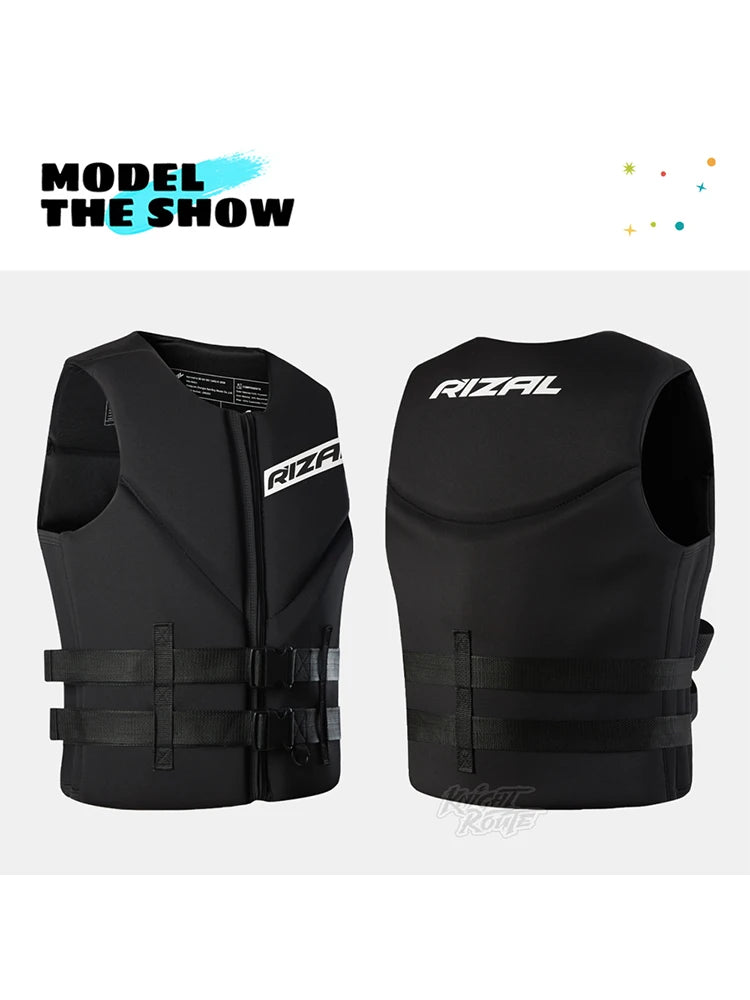 RIZAL Slim Fit Buoyancy Vest for Water Sports - Kayaking, Surfing, Paddleboarding
