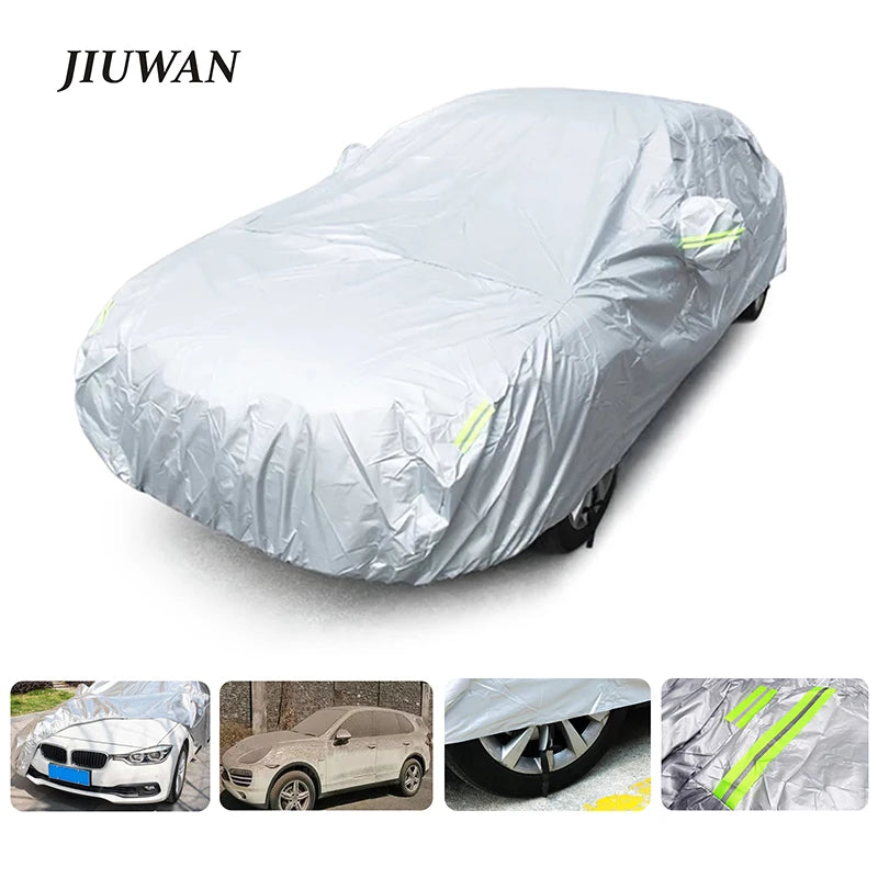 Vabena Universal Car Cover | All-Weather Outdoor Protection Snow Sun Dust Shield