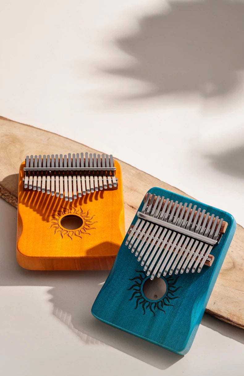 Hluru 17/21 Keys Kalimba Finger Piano - Musical Instrument for Beginners