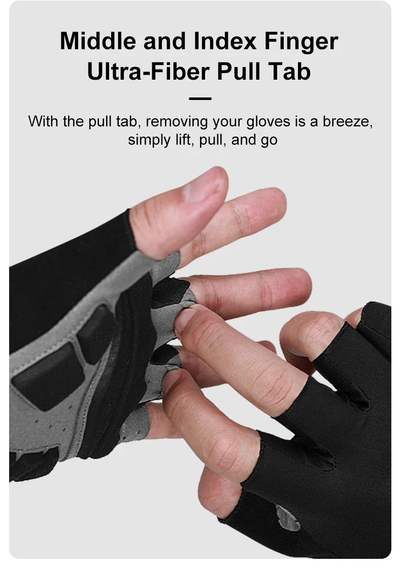 INBIKE Shockproof Gel Pad Cycling Gloves - Half Finger Summer Sport
