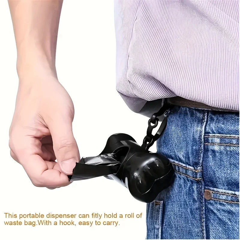 1200 Leak-Proof Dog Poop Bags | Cartoon Paw Graphic Pet Waste Bags