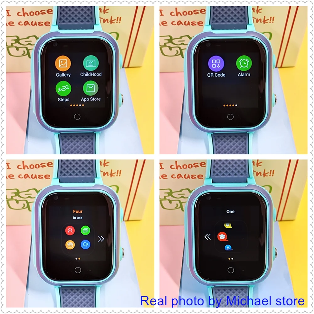 LT21 Kids 4G Smartwatch - GPS, Video Call, SOS, IP67 Waterproof