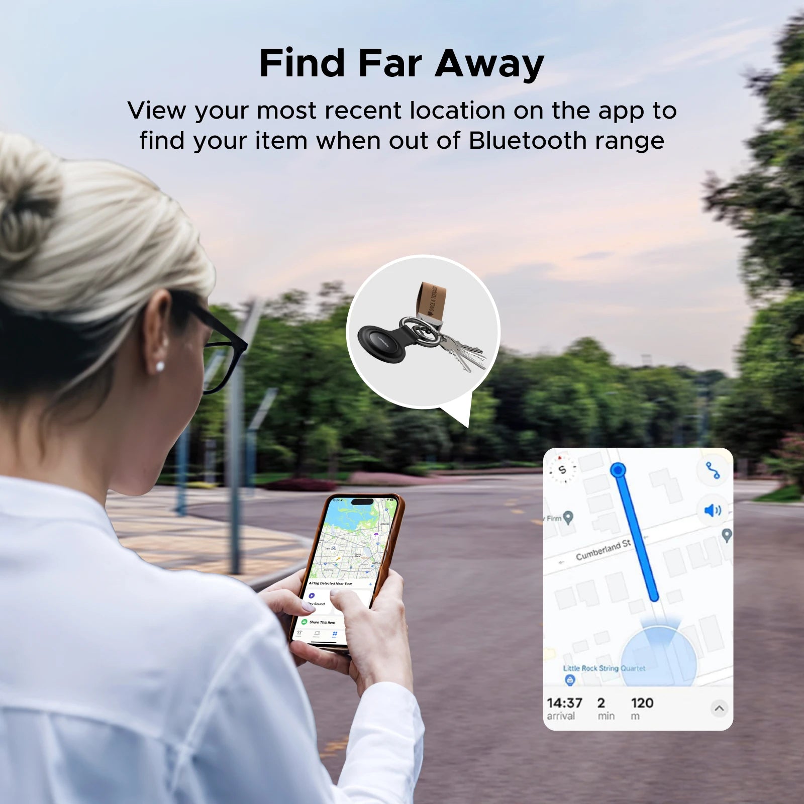 UGREEN Finder Smart Tag with Apple Find My for iOS Devices