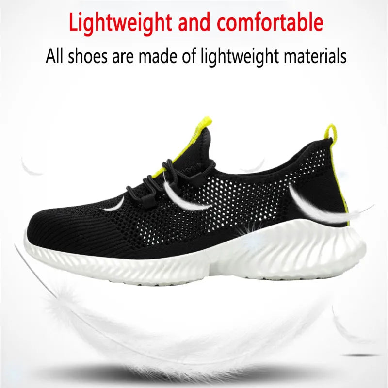 Iairay Lightweight Hyper-Breathable Summer Work Shoes