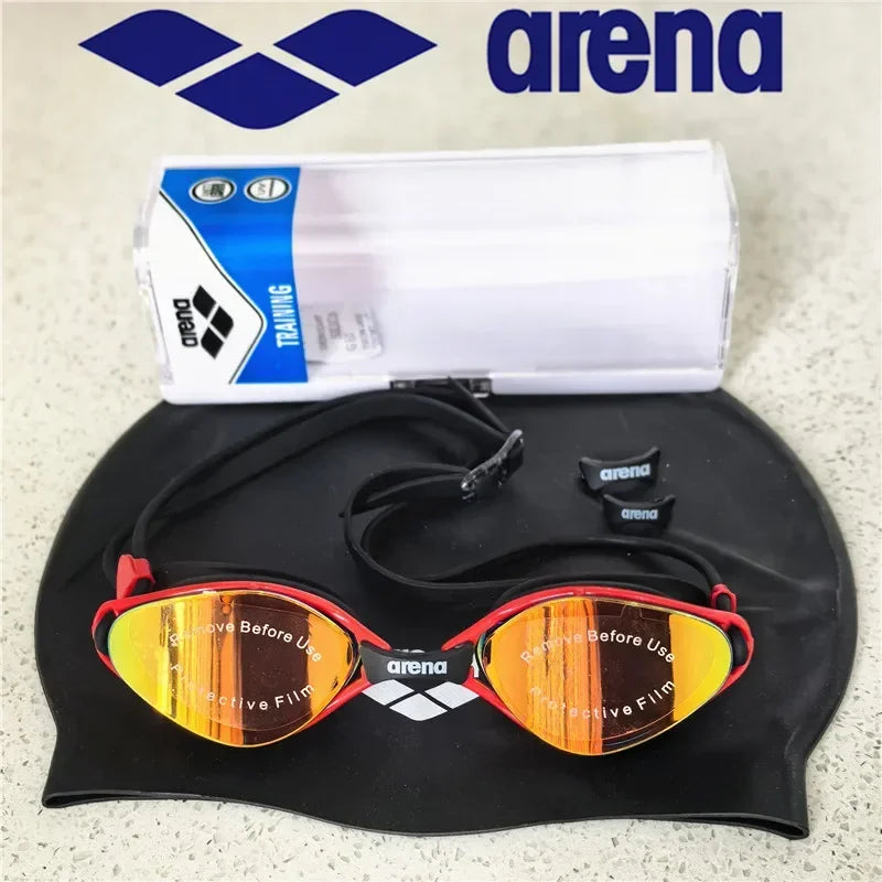 ARENA Professional Anti-Fog Swimming Goggles - UV Protection for Adults