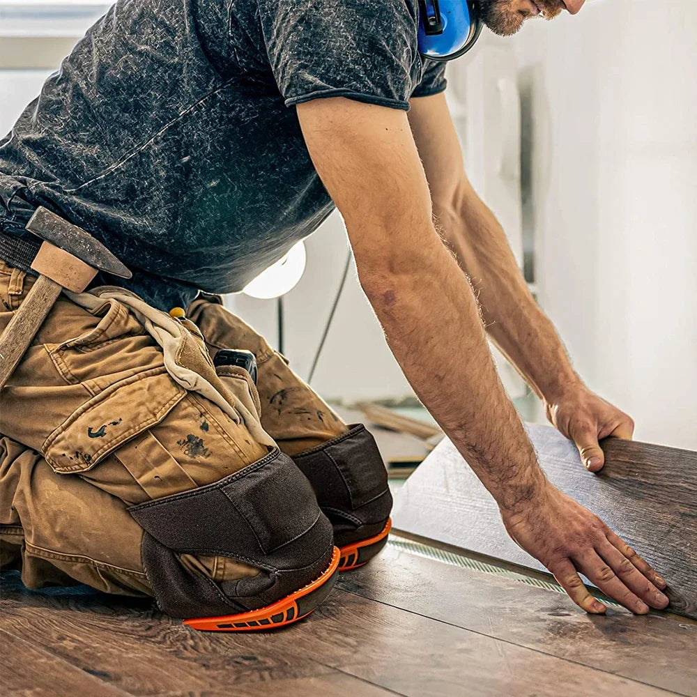 Heavy-Duty Professional Gel Knee Pads | EVA Foam & Gel Cushion for Work & Gardening