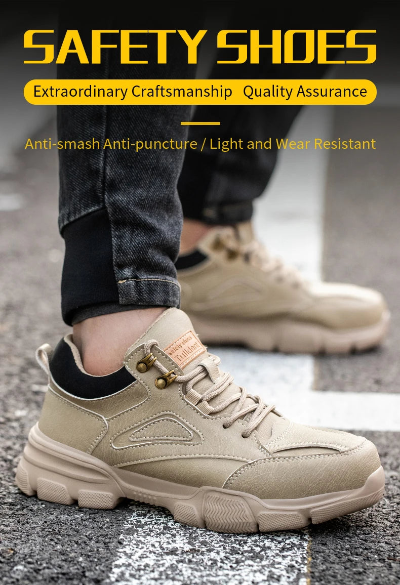 TANRDON Tactical Steel Toe Boots - Ultimate Safety & Comfort