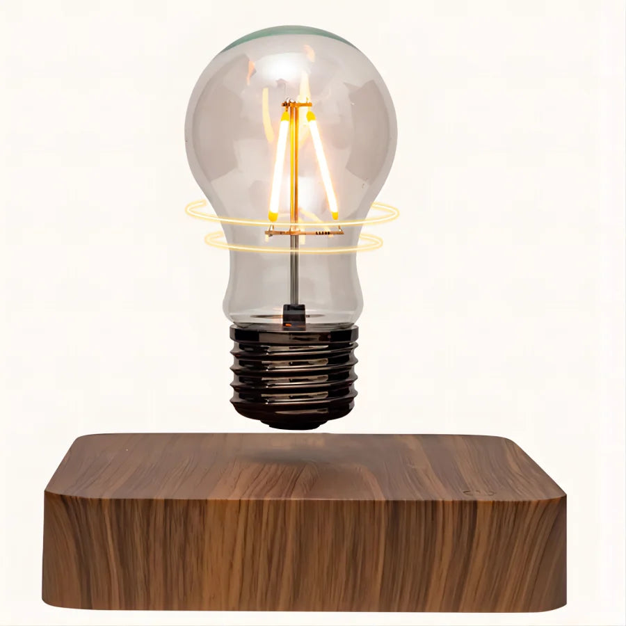 Magnetic Levitation Lamp - Floating LED Bulb Desk Light & Novelty Decor