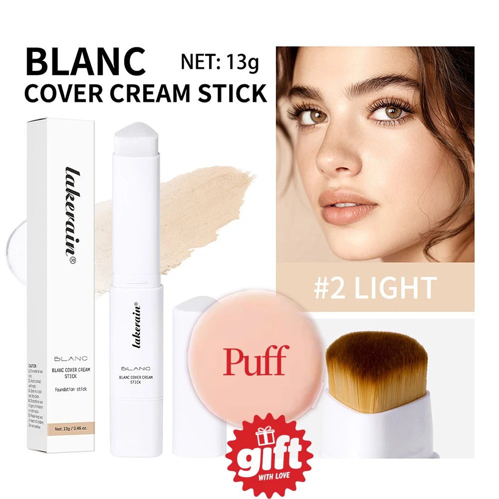 Lakerain Color Changing Foundation Stick - Full Coverage Matte