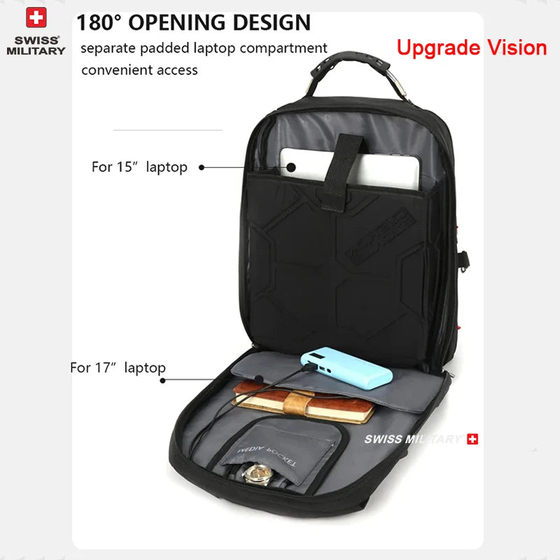 SWISS MILITARY Heavy-Duty Travel Backpack | Durable & Spacious