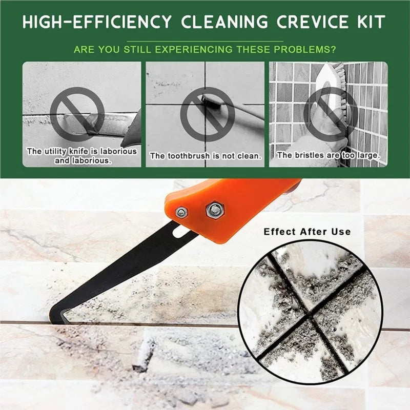 22-Piece Grout Removal Tool Kit - Tile Cleaning & Repair Set