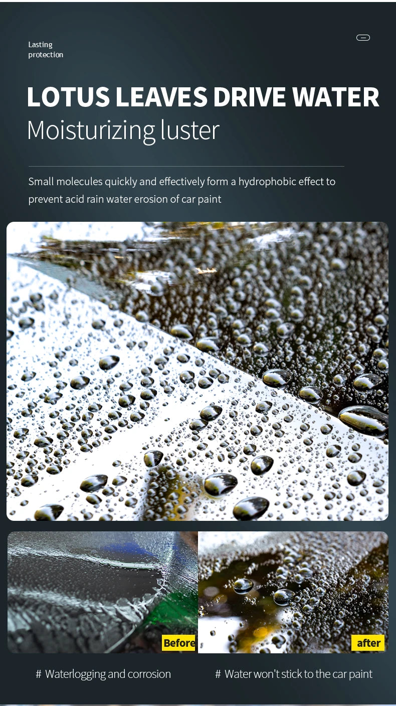 Magic Gem Car Ceramic Nano Coating - Hydrophobic Paint Protection & Polish