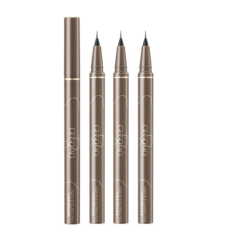 Ultra Thin Waterproof Lower Eyelash & Silkworm Eyeliner Pen - Black Brown