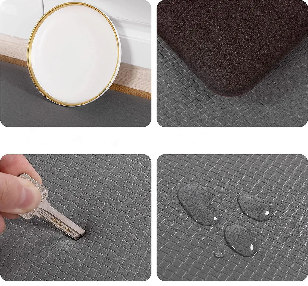 Premium Anti-Fatigue Kitchen Mat | Waterproof & Non-Slip Standing Comfort