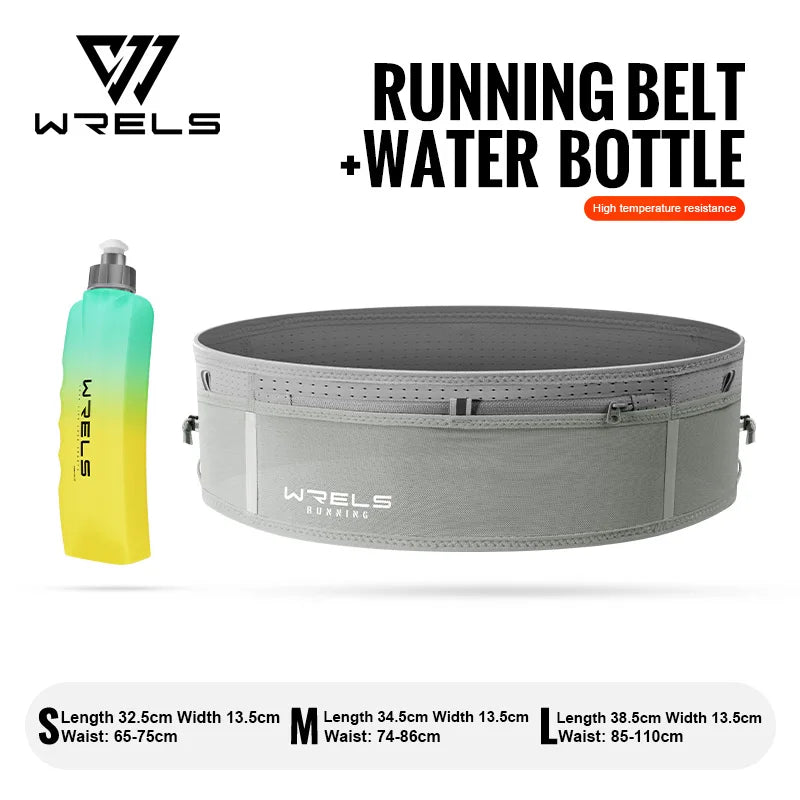 WRELS Invisible Running Belt - Waterproof Multi-Function Marathon Fanny Pack