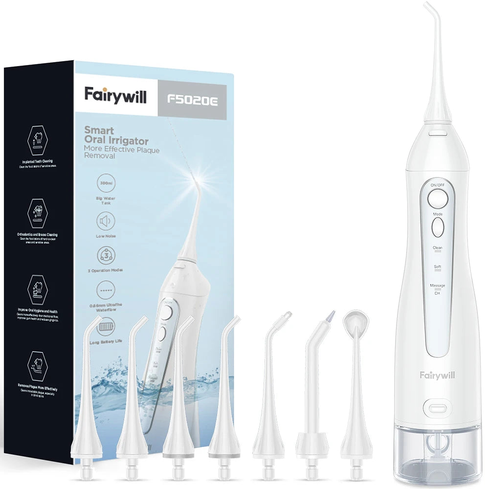 Fairywill Water Flosser for Teeth | 300ML Oral Irrigator