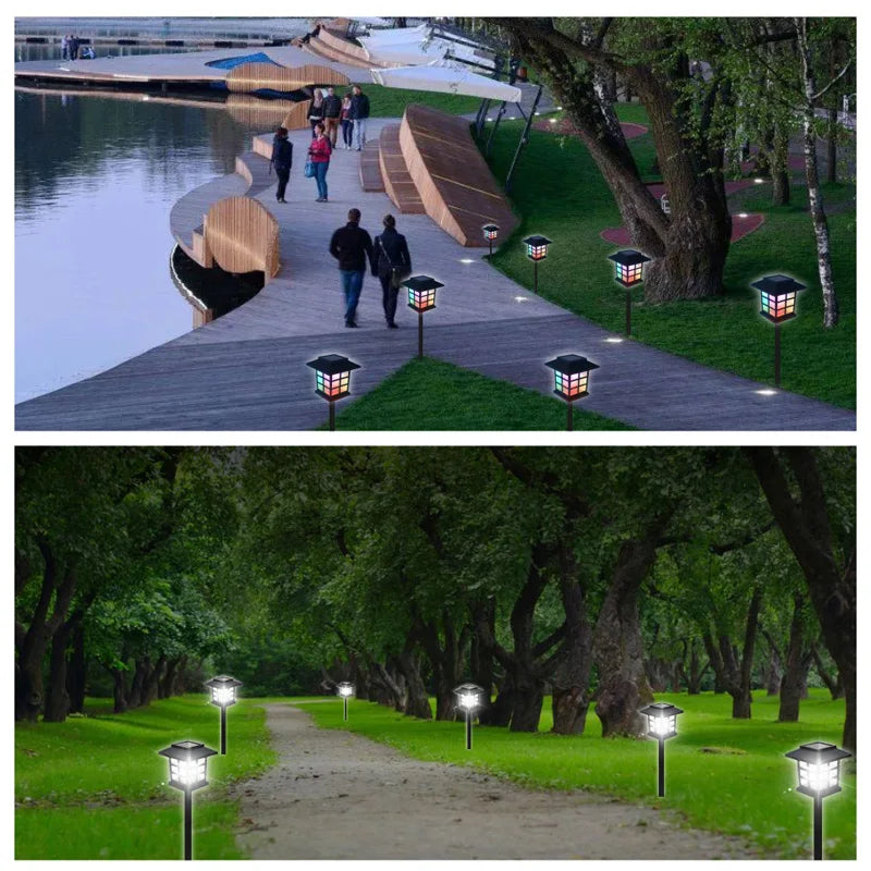 Solar Pathway Lights 8-Pack | Outdoor Waterproof Garden Decor