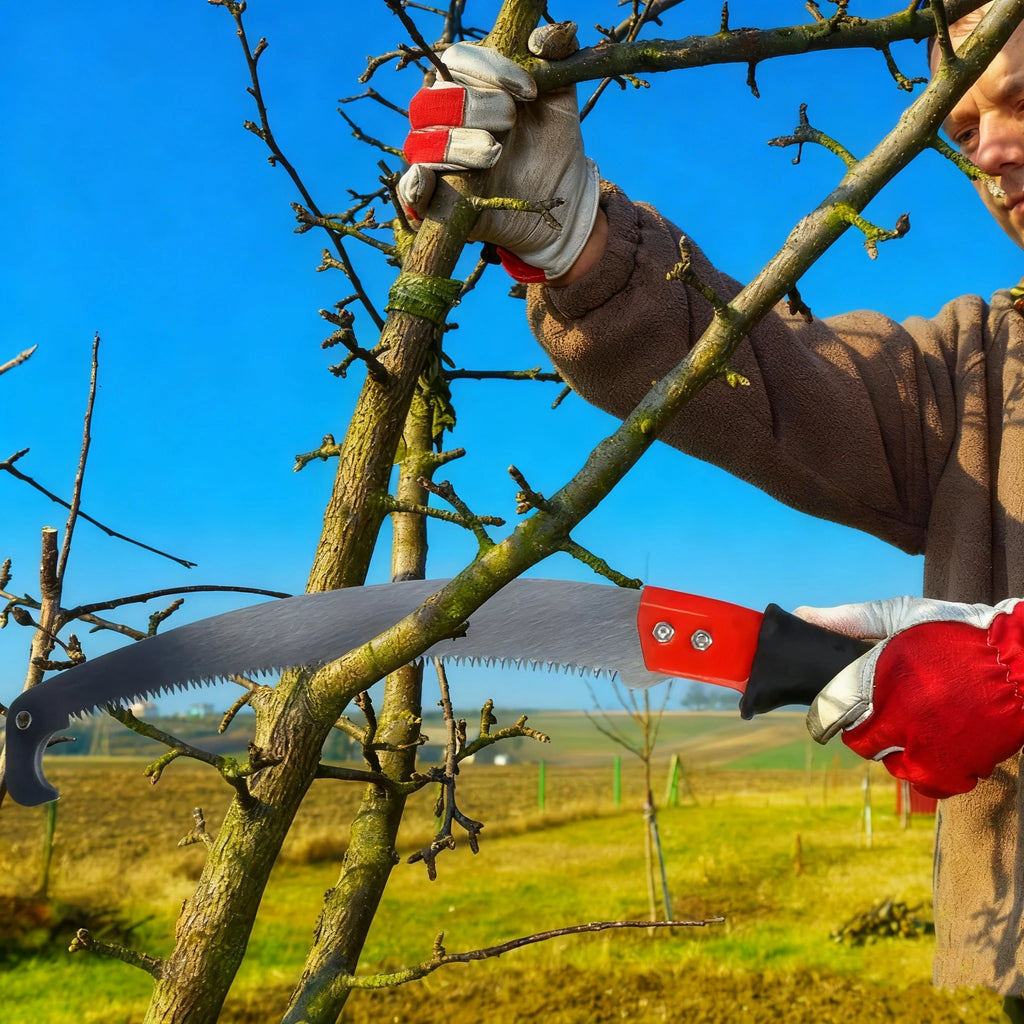 Telescopic Double-Hook Pruning Saw - Multi-functional Garden Tool