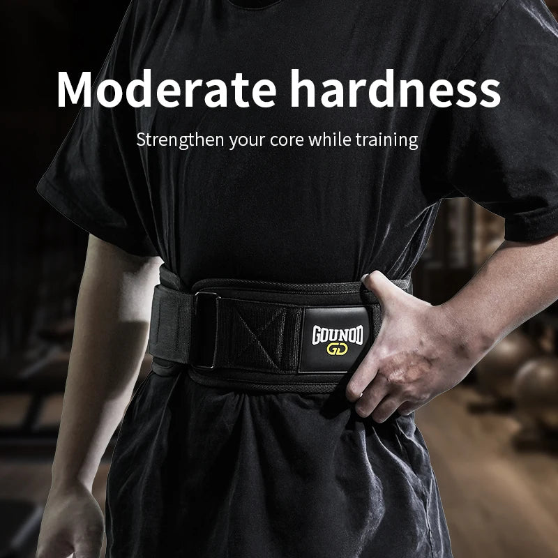 GOUNOD Weight Lifting Belt - Back Support for Gym, Squats, Deadlifts & Powerlifting