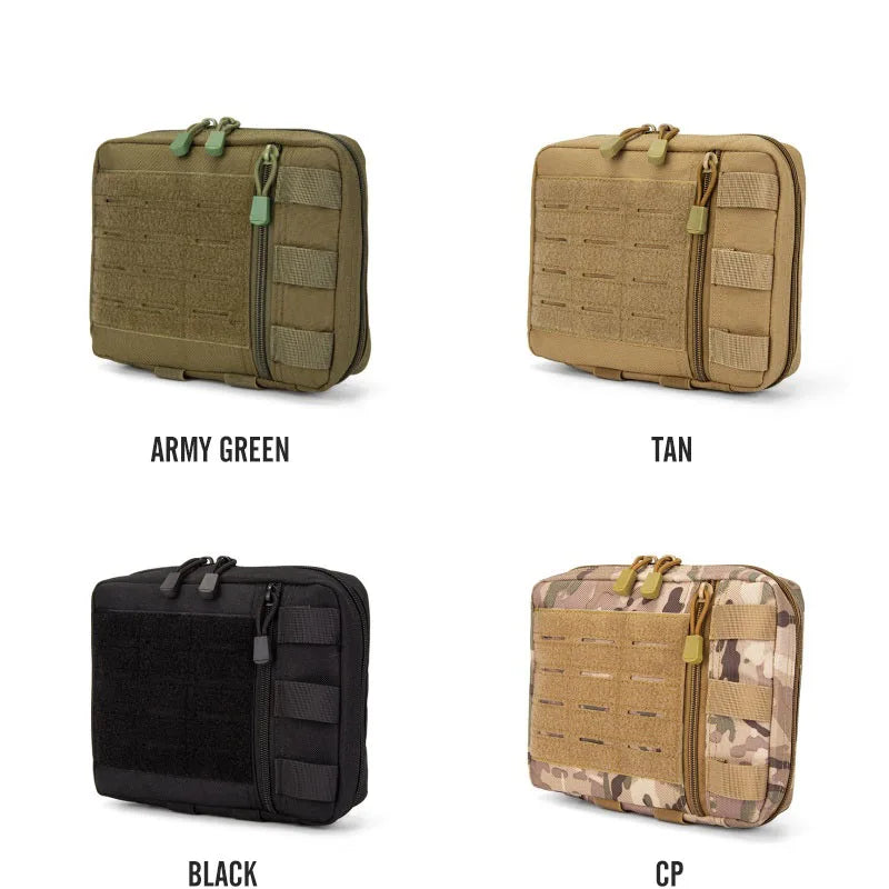Tactical MOLLE Admin Pouch | Laser-Cut Utility & EDC Organizer Bag