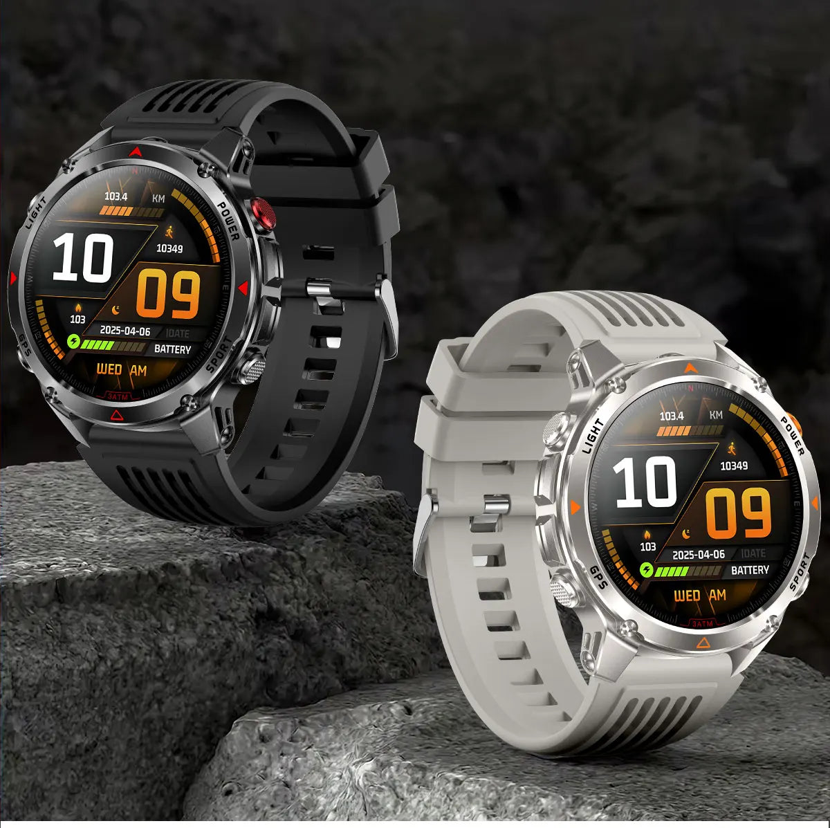 Vabena 2025 GPS Map Smartwatch | Navigation & Fitness for Men & Women