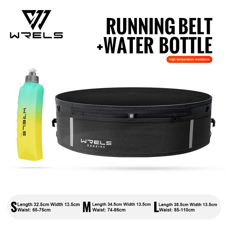 WRELS Invisible Running Belt - Waterproof Multi-Function Marathon Fanny Pack