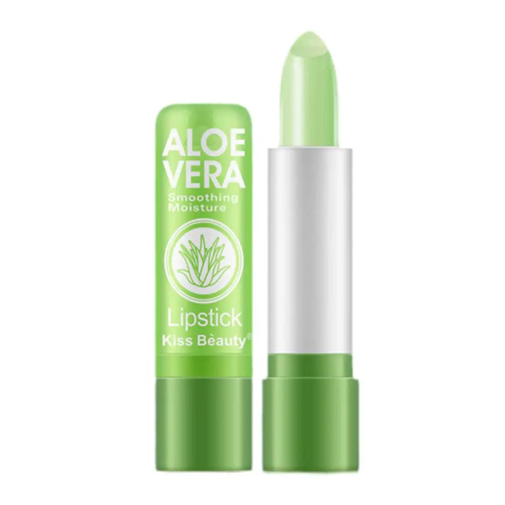 Aloe Vera Color-Changing Lipstick - Long-Lasting, Moisturizing Lip Care