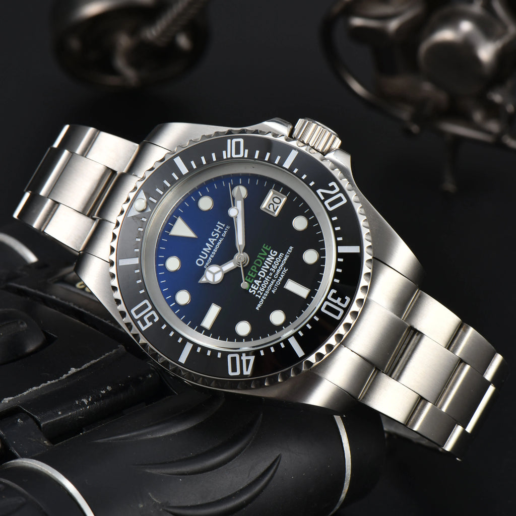 Men's 44mm Deep Sea Automatic Mechanical Dive Watch
