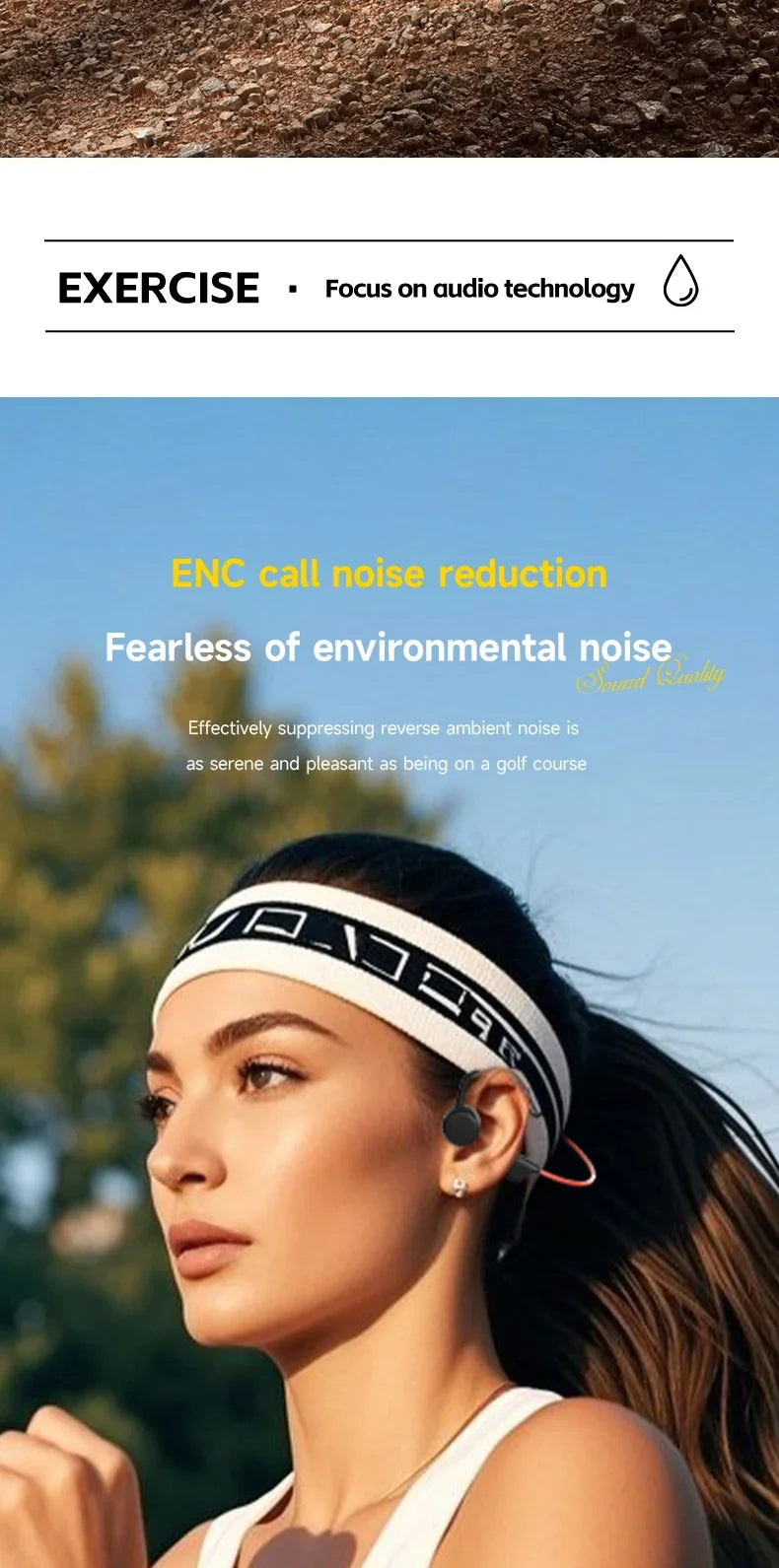 Vabena 2026 Bone Conduction Headset: Wireless IPX8 Swimming & Sports Headphones with Mic