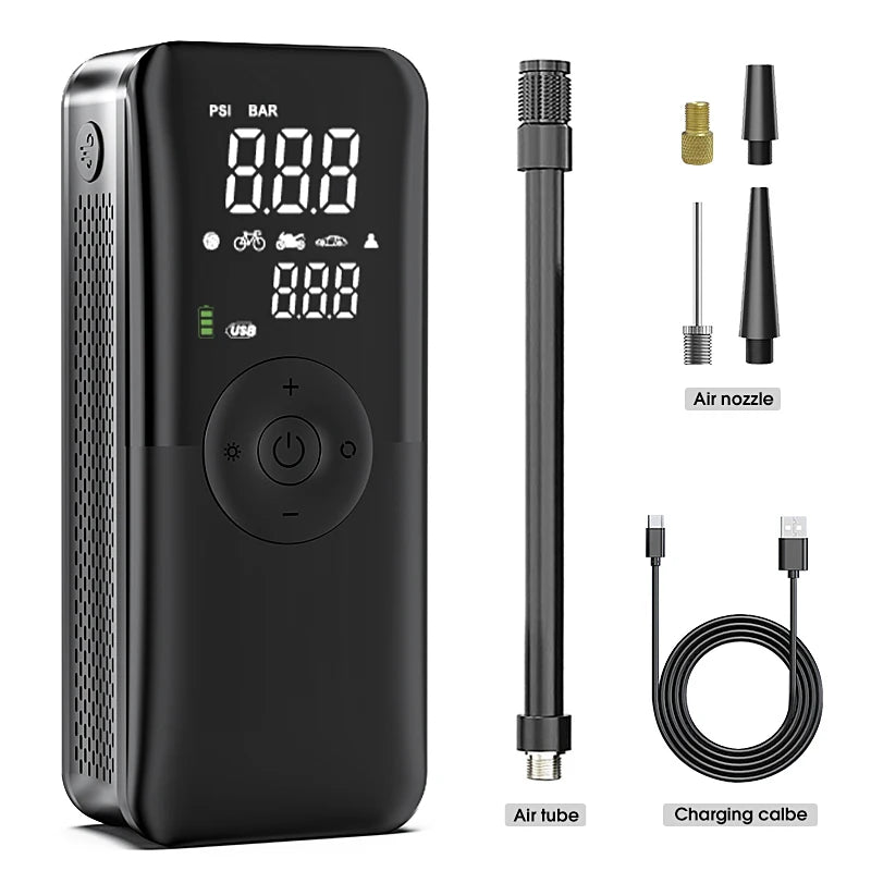 Carsun Rechargeable Digital Tire Inflator - Portable Air Pump