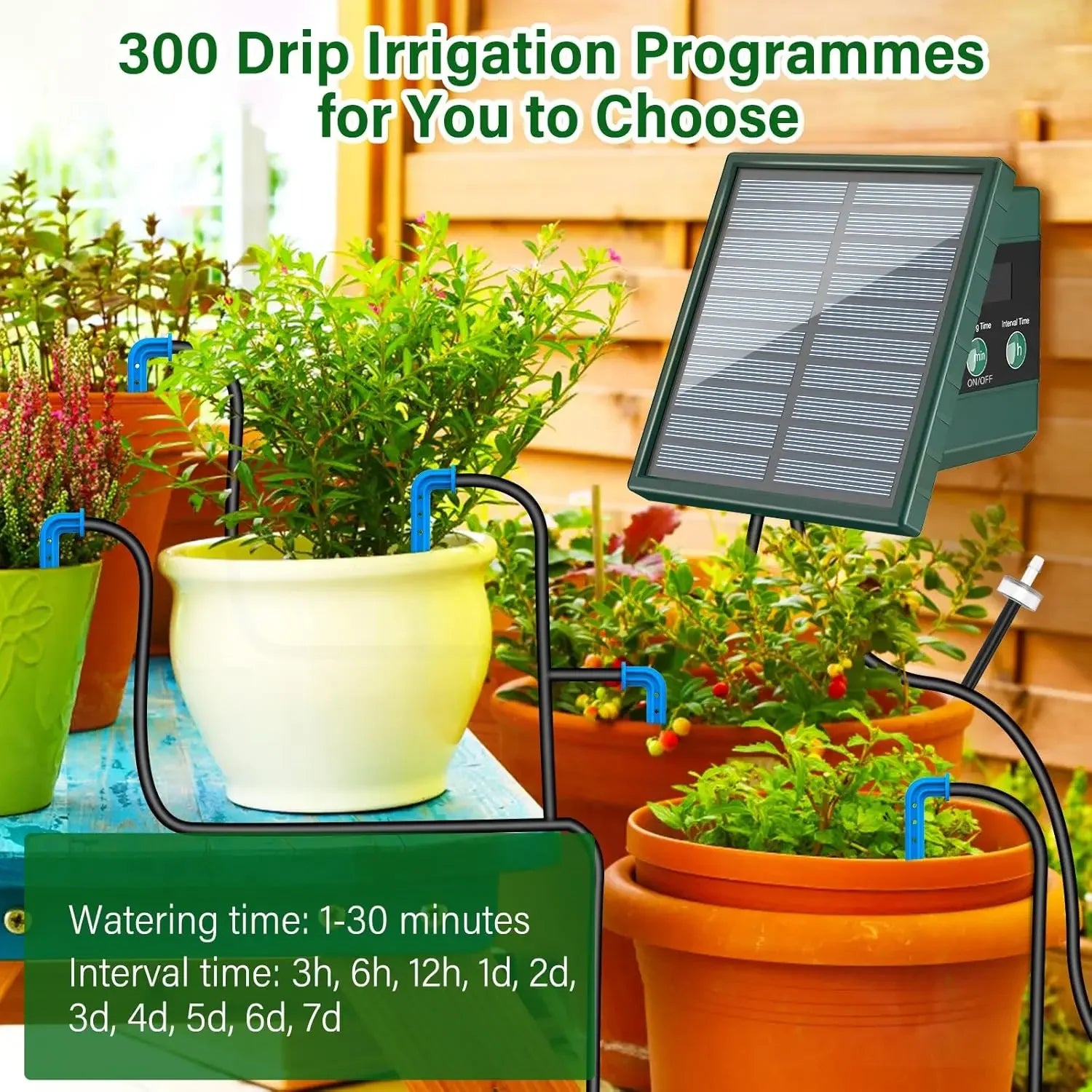Solar Automatic Drip Irrigation System for Garden & Balcony