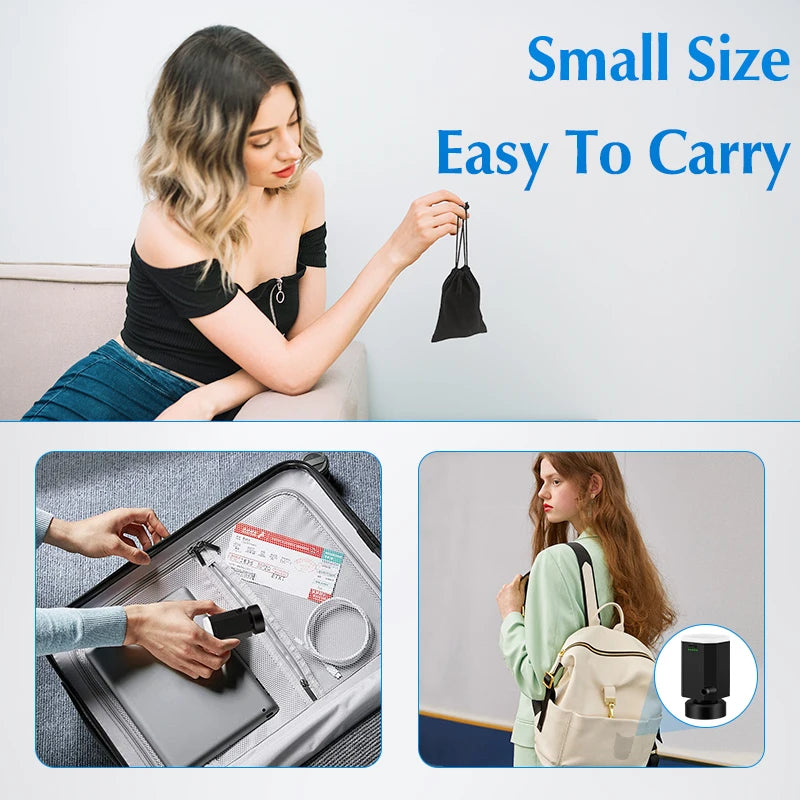 Cordless Electric Vacuum Pump for Travel & Home Storage | Rechargeable Air Compressor