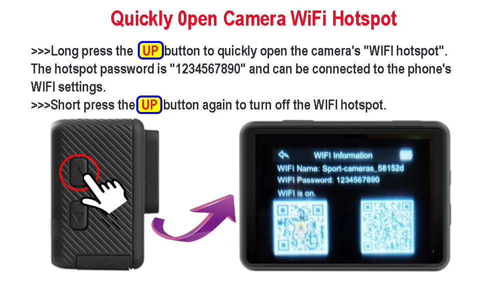 Sony IMX576 5K 4K 60FPS Waterproof 48MP Wi-Fi Action Camera for Adventure