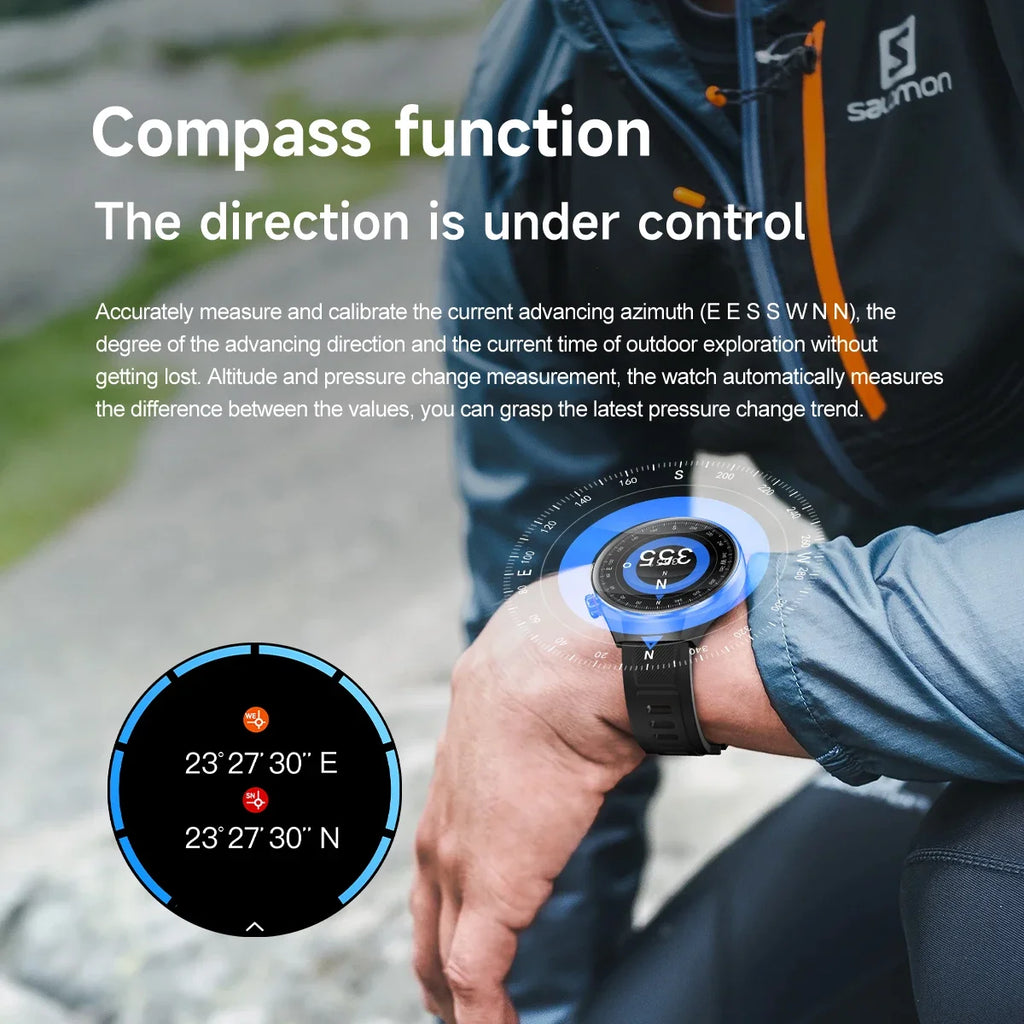 G5 PLUS Smartwatch | 1.75" HD AMOLED, GPS & Fitness Tracker