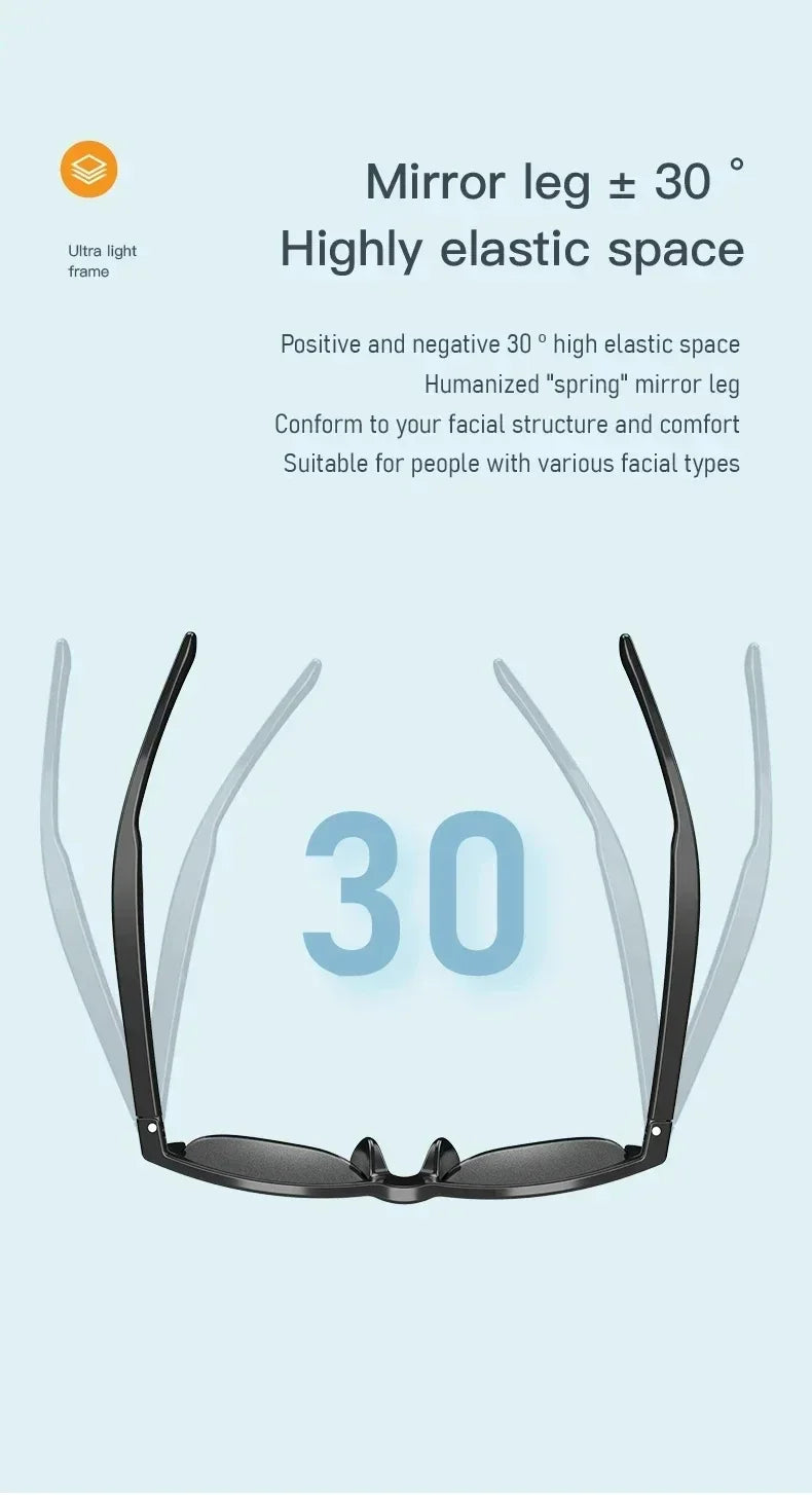 DIXSG Smart Sunglasses with Bluetooth Audio & Blue Light Protection