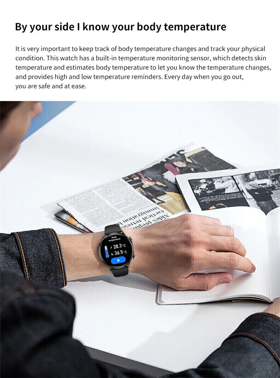 Vabena 2026 Smartwatch for Women & Men | AMOLED, GPS, IP68