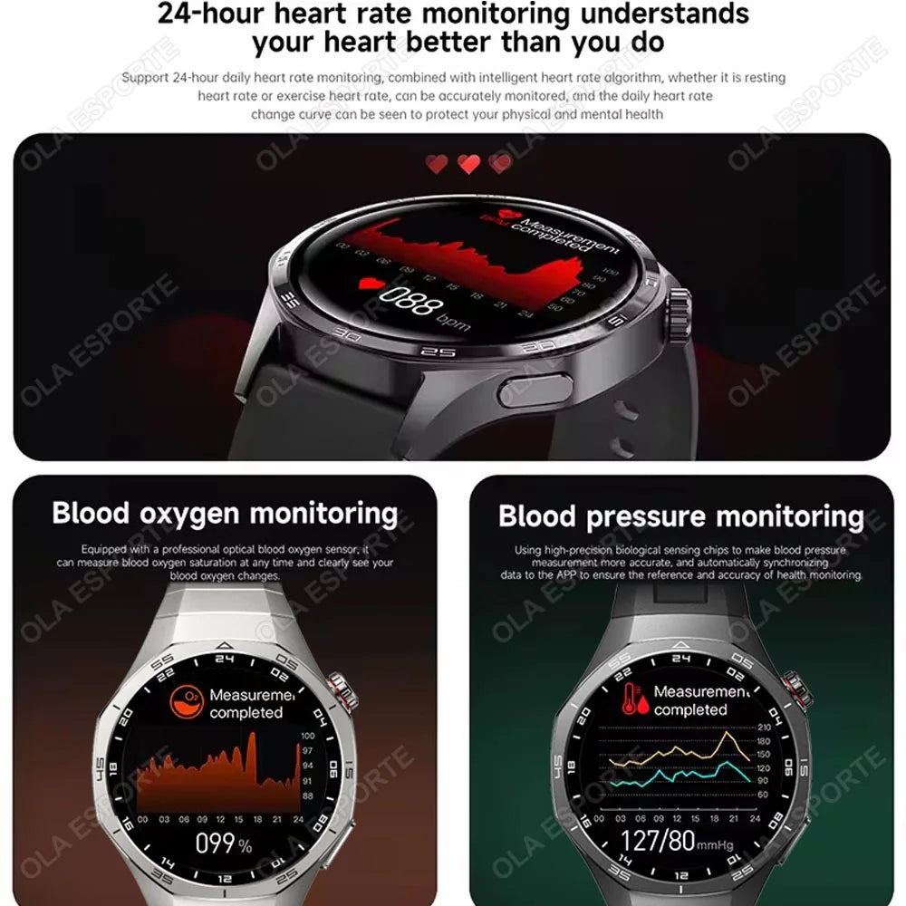 Vabena Watch 5 Pro GPS NFC Smartwatch | AMOLED Display