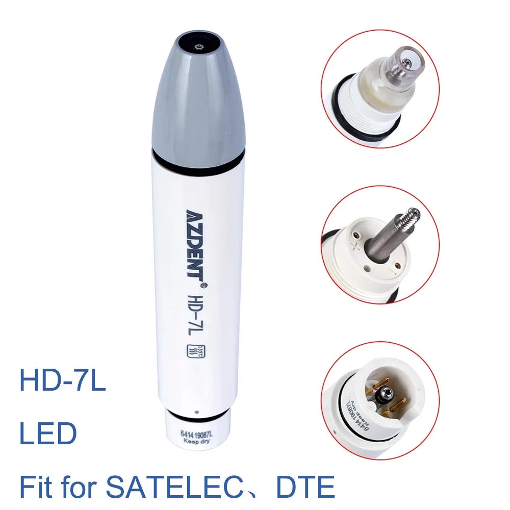 AZDENT Dental Ultrasonic Piezo Scaler Handpiece – 135° Sterilizable, Compatible with SATELEC, DTE, WOODPECKER, EMS, VRN