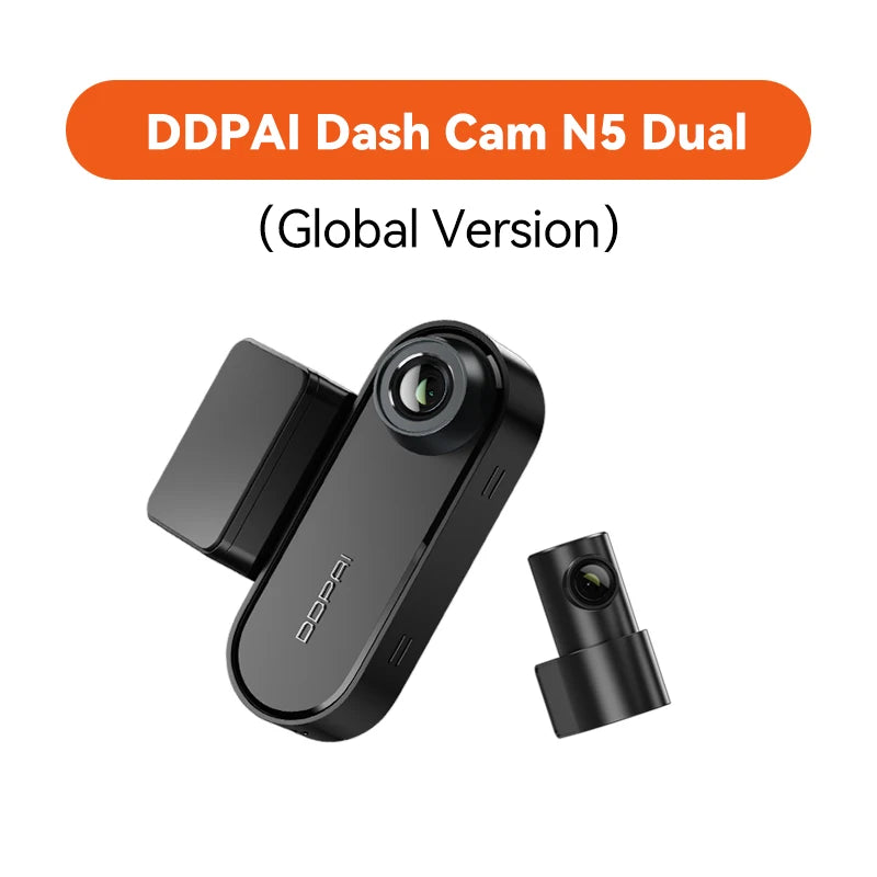 DDPAI N5 Dual 4K Dash Cam - Front & Rear, NightVIS, ADAS, GPS