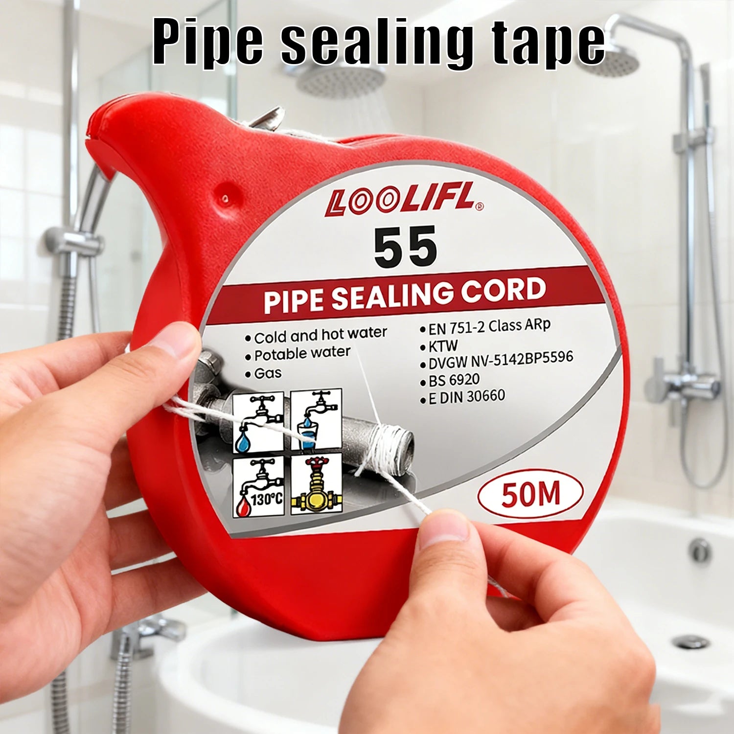 LOOLIFL Super Waterproof Sealing Tape - Pipeline & Wire Anti-Leak Seal