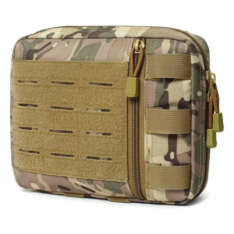 Tactical MOLLE Admin Pouch | Laser-Cut Utility & EDC Organizer Bag