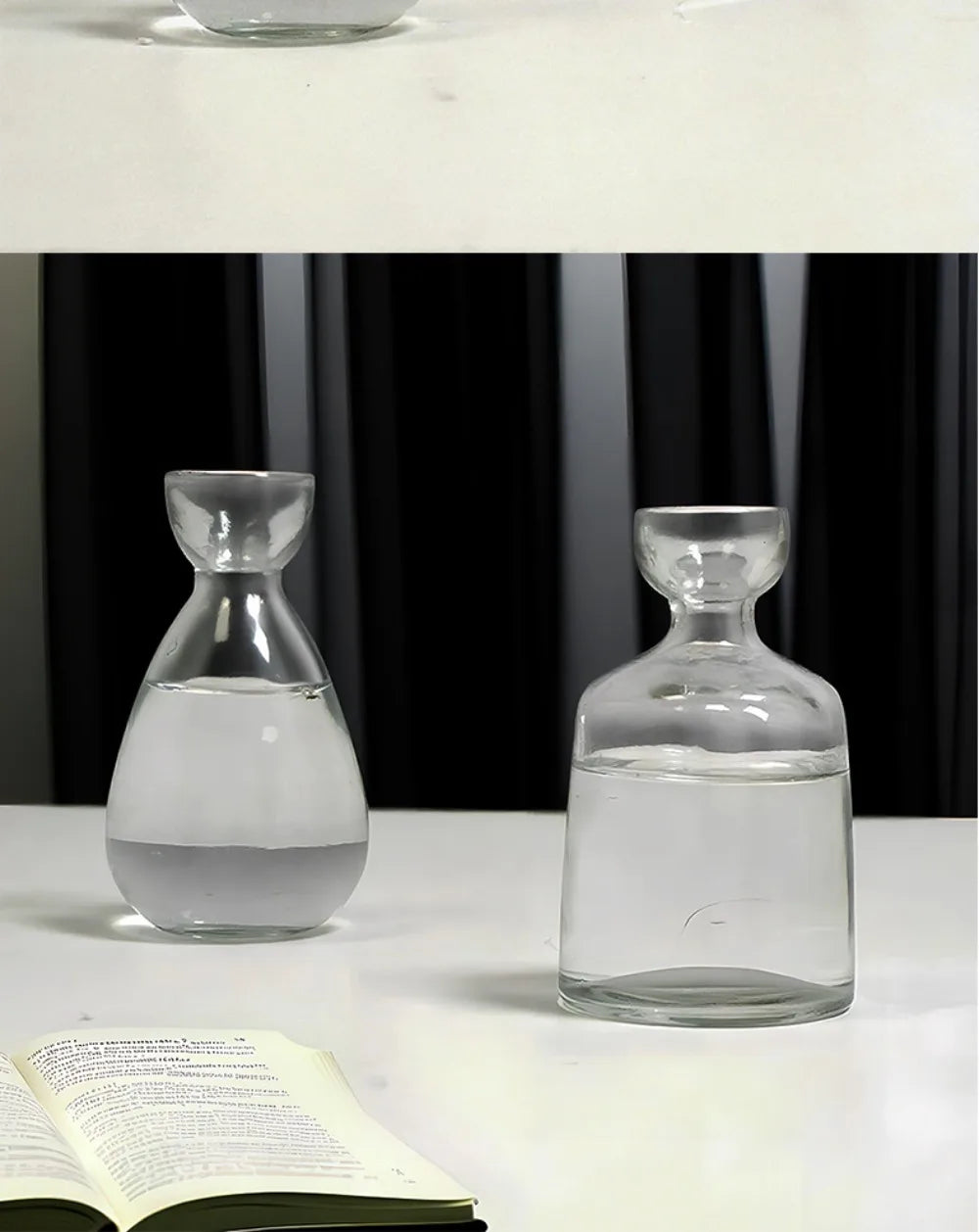Elegant Hydroponic Glass Vase - Desktop Decor Planter