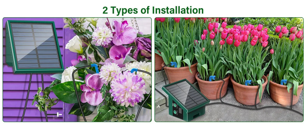 Solar Automatic Drip Irrigation System for Garden & Balcony