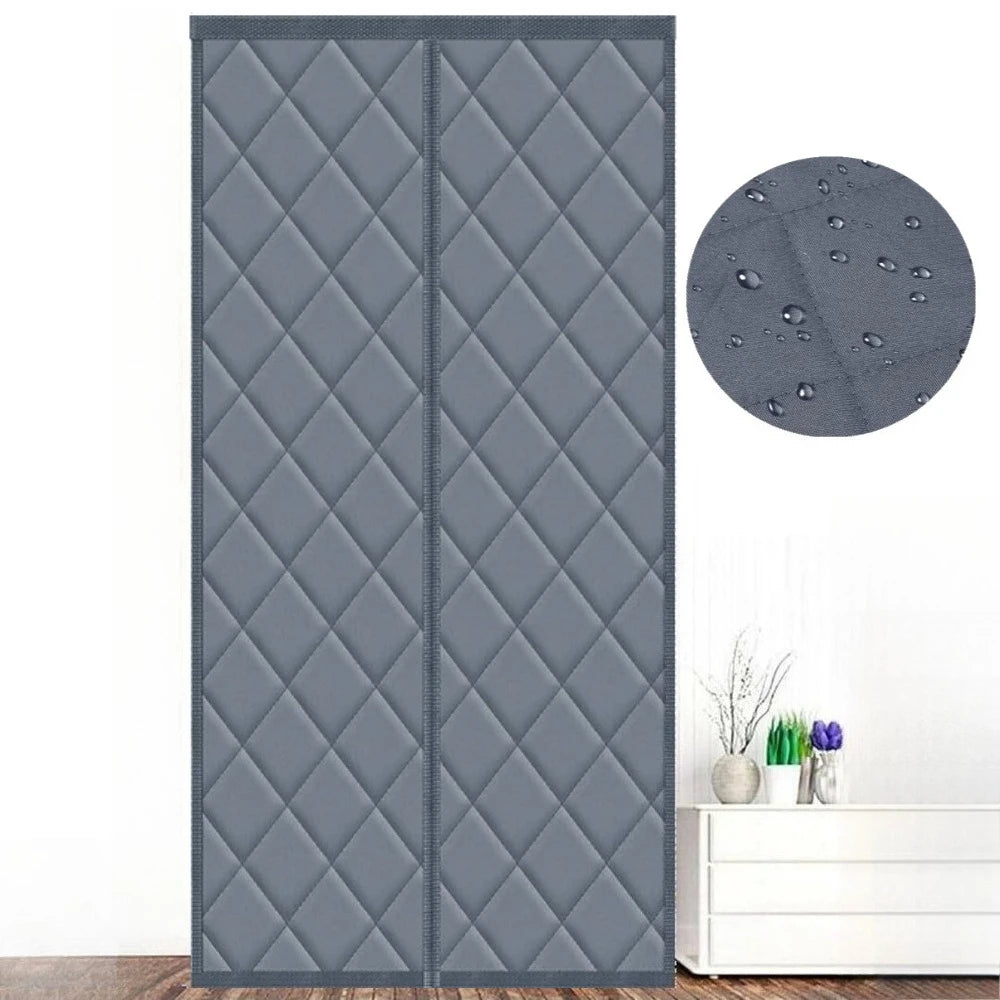 Magnetic Thermal Door Curtain - Energy Saving & Privacy Barrier