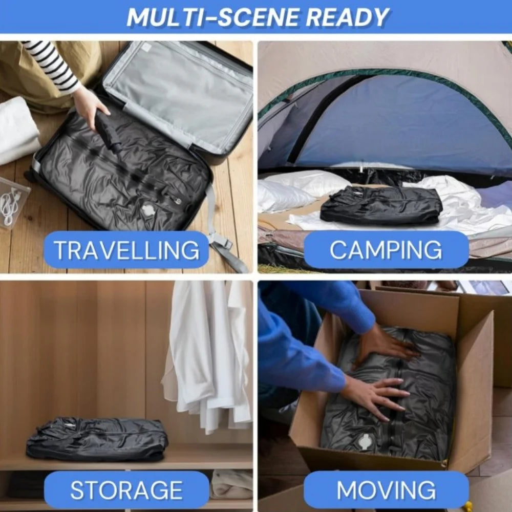 Vabena IP67 Waterproof Travel Vacuum Storage Bags - Compression Packing Cubes 17L/34L